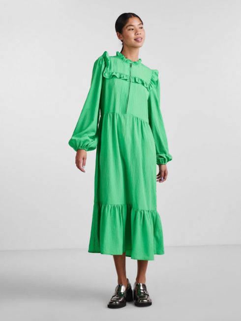 PCBRIANNA LS MIDI DRESS BC