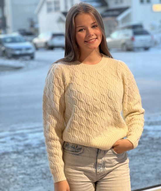 VMLOLA LS O-NECK BLOUSE