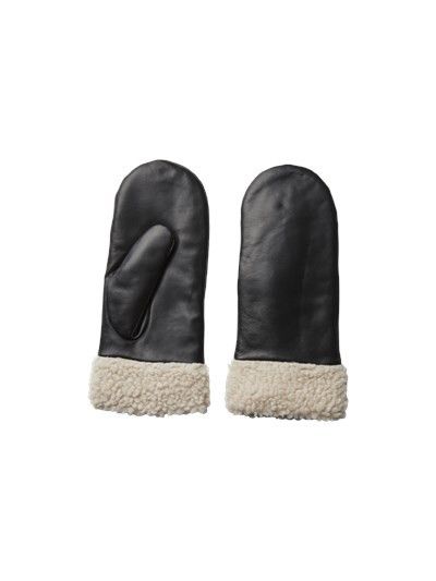 PCJAY LEATHER MITTENS