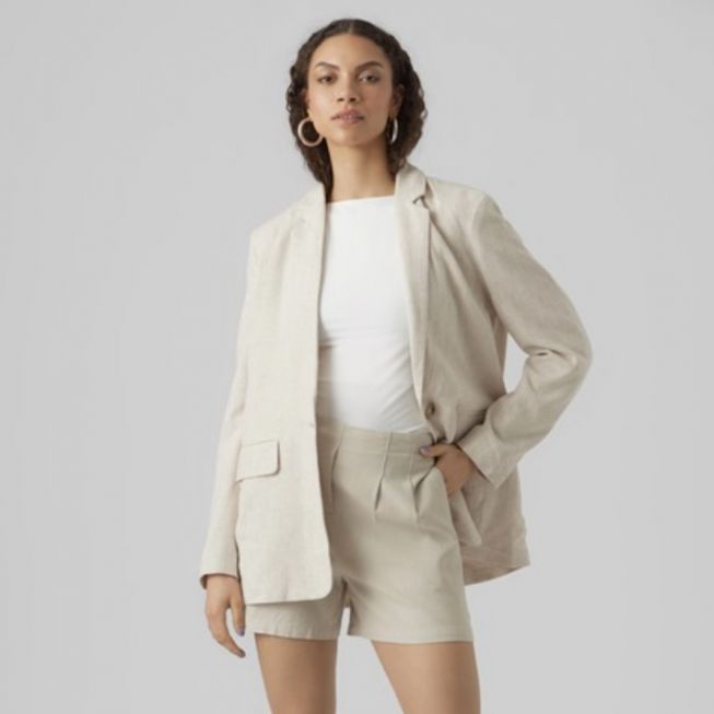 VMVERlucy LS LINEN BLAZER NOOS
