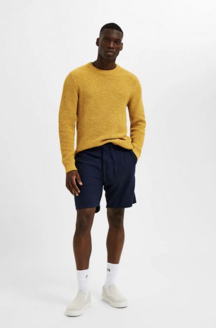 SLHREGULAR-BRODY LINEN BLD SHORTS NOOS