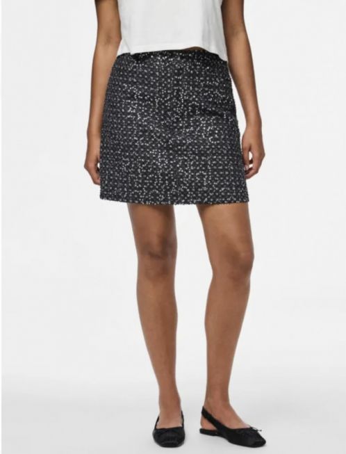 PCROBERTA HW MINI SEQUINS DENIM SKIRT