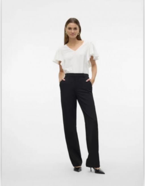 VMZAMIRA MW SLIM STRAIGHT PANT [mørk grå]