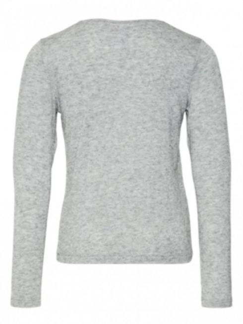 VMANNIE LS O-NECK TOP [ull og viskose]