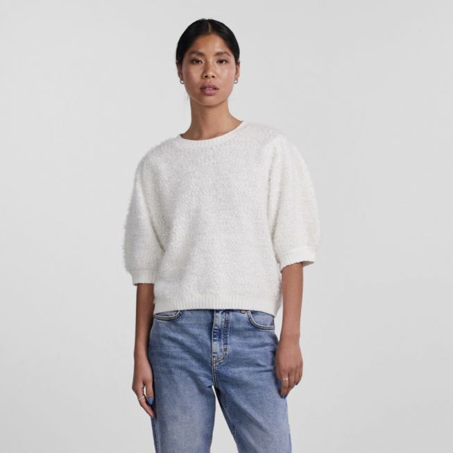 PCFEE SS O-NECK KNIT