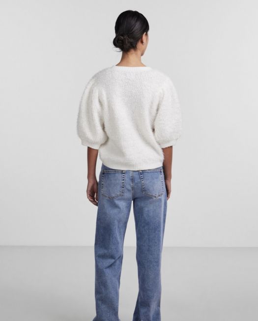 PCFEE SS O-NECK KNIT