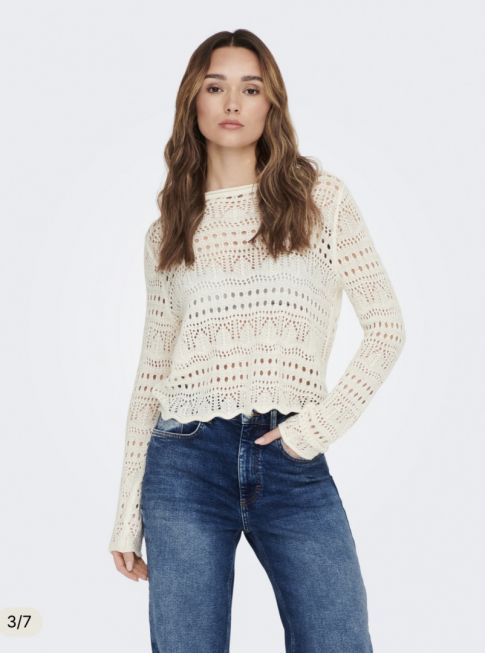 JDYSUN LAY L/S BOATNECK PULLOV. KNT NOOS