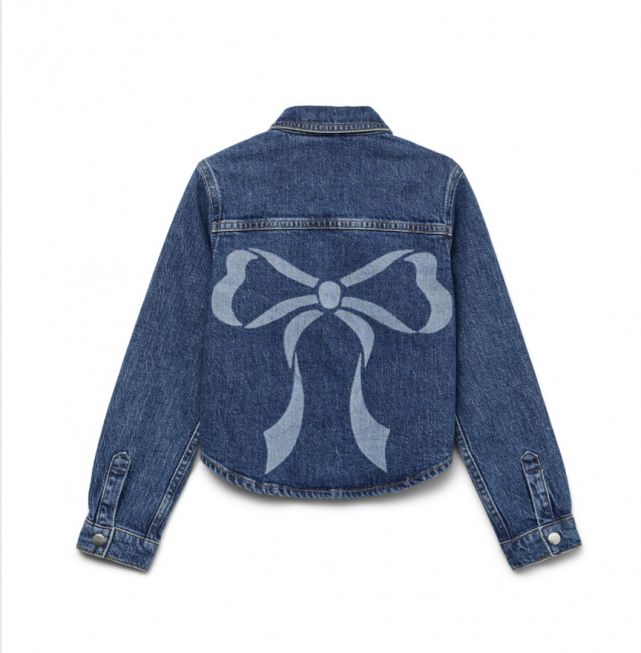 VMHAYDEN LS BOW DENIM SHIRT RA3040 GIRL