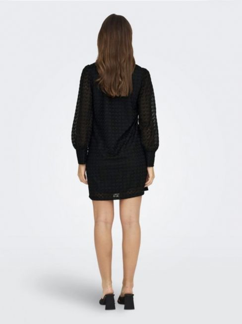 JDYAVERY L/S HIGHNECK LACE DRESS JRS