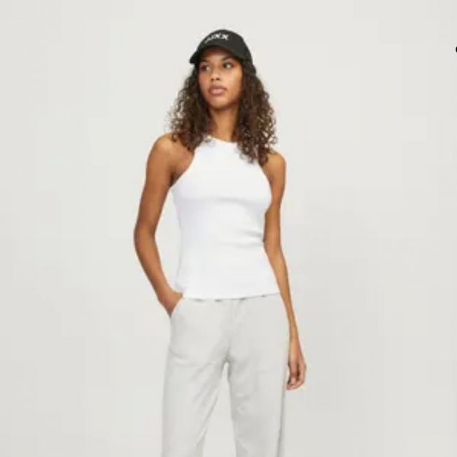 JXFOREST STR SL RIB TOP [4 farger]