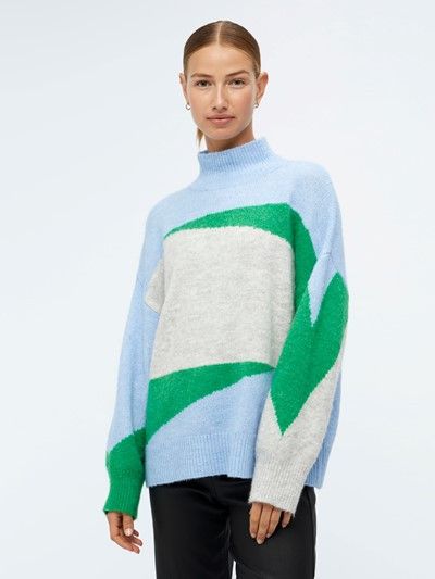 OBJGEROMIN L/S KNIT PULLOVER