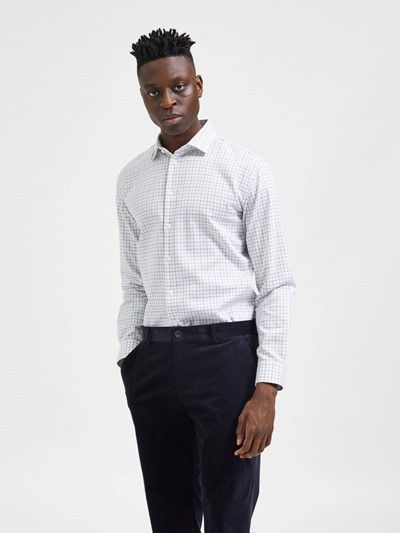 SLHREGTIMOR SHIRT LS CUT AWAY B